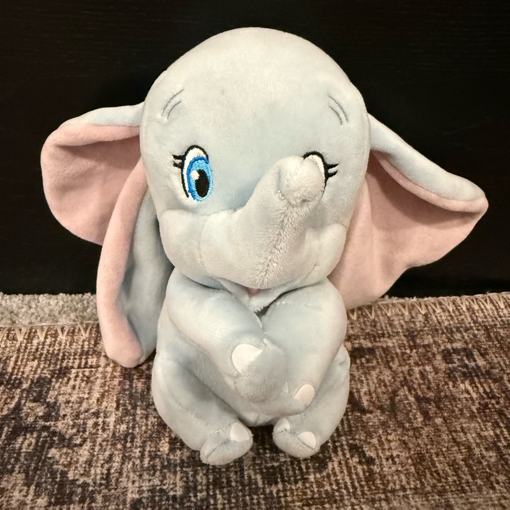 Disney Dumbo Stuffed TY Animal - Gray and Pink